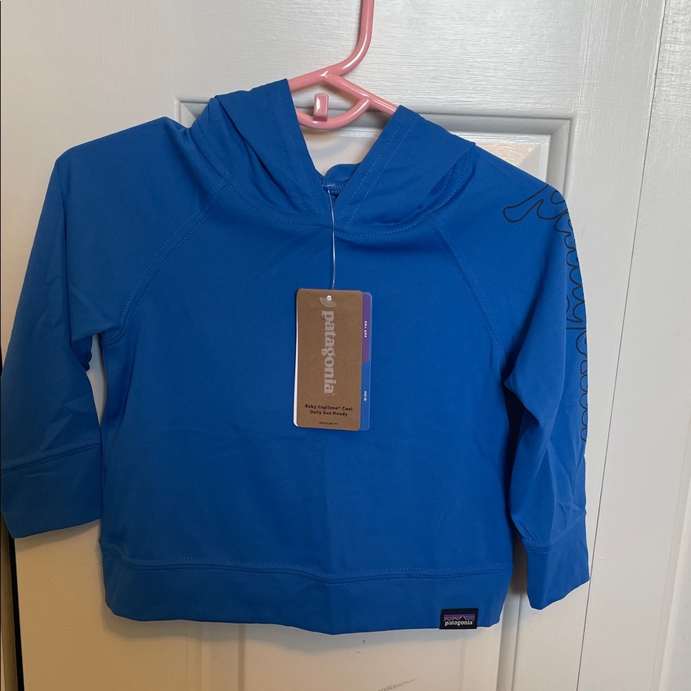 Patagonia Baby Capilene Cool Daily Sun Hoody Royal Blue
